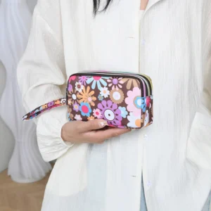 Fashion Triple Zipper Clutch Wallet