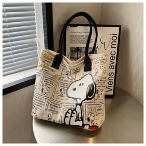 Canvas Snoopy Crossbody Bag