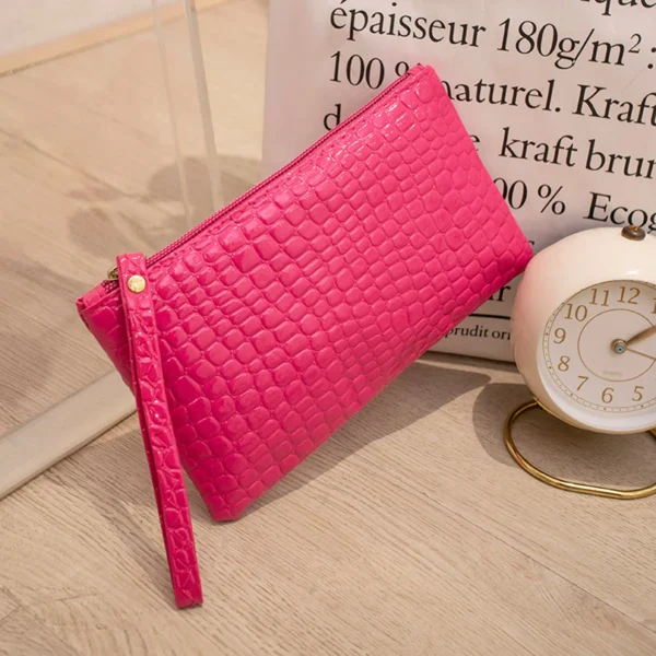 Fashion Leather Envelope Clutch Bag - Image 2