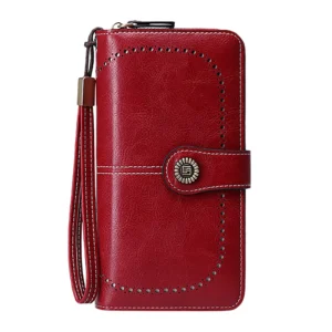 Large Capacity RFID Leather Wallet