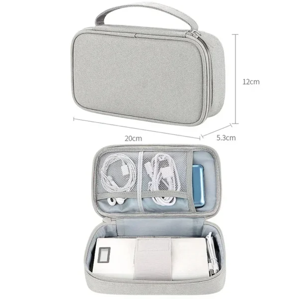 Portable Travel Cable Organizer Bag - Image 2
