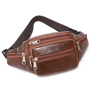Men's PU Leather Waist Bag