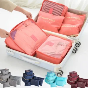 6 Pt Travel Storage Bag Set
