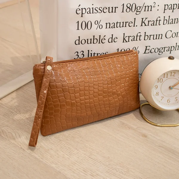 Fashion Leather Envelope Clutch Bag