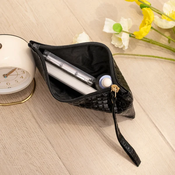 Fashion Leather Envelope Clutch Bag - Image 3