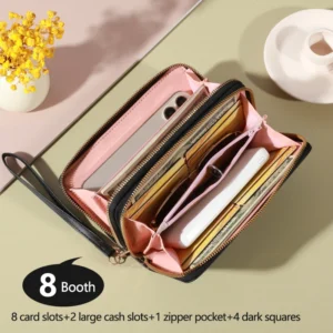 Classic Large Capacity Zipper Wallet