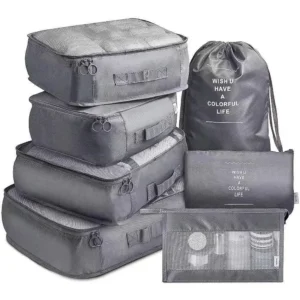 7Pcs Travel Organizer Packing Cube Set
