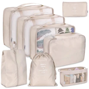 8-Piece Travel Organizer Packing Cubes