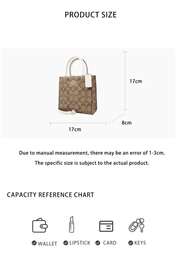 Coach Ole Women's PVC Leather Single Shoulder Crossbody Bag - Image 6
