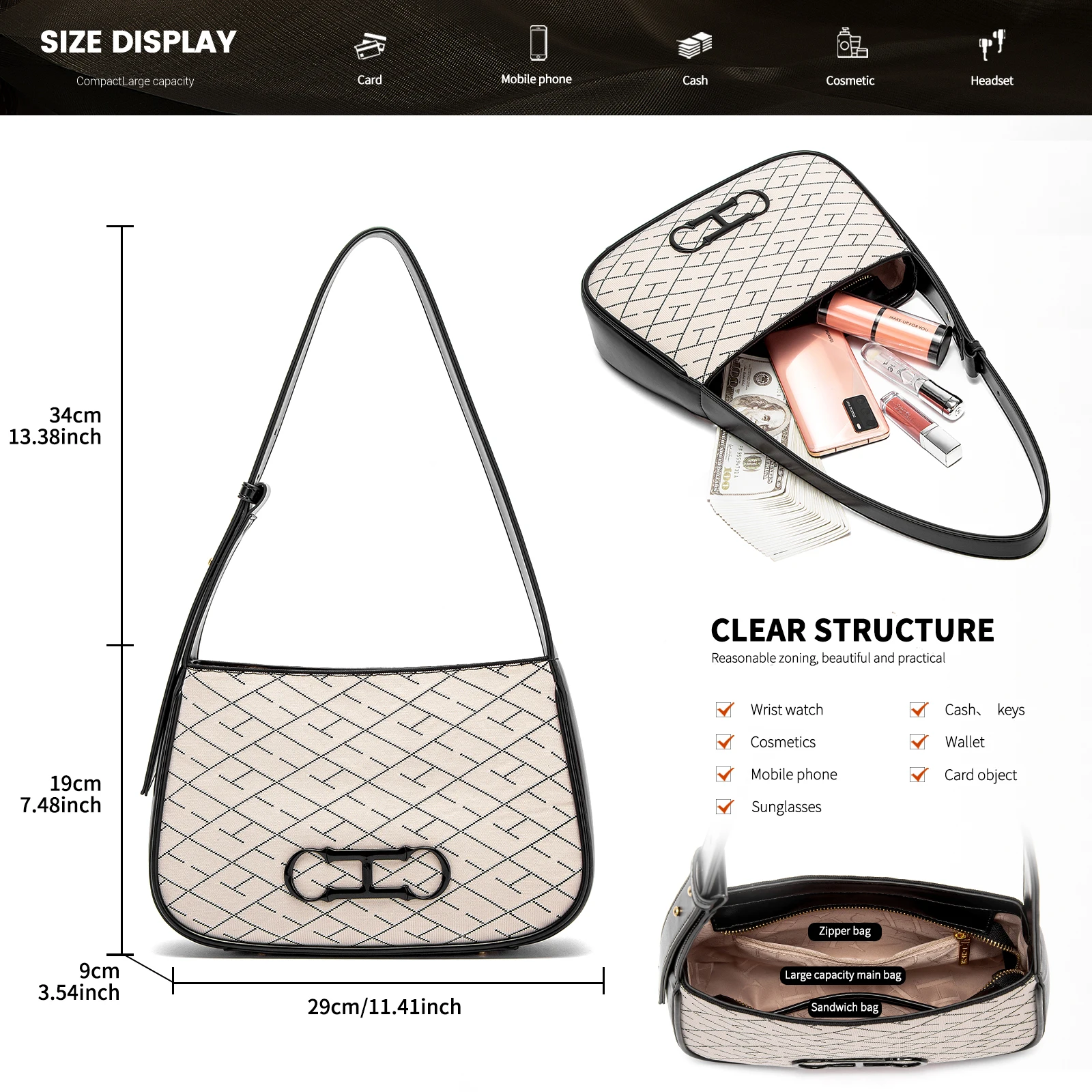CH Women's Shoulder Bag High Quality - Image 2