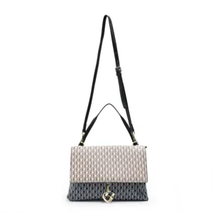 CH Retro Texture Printed Shoulder Bag