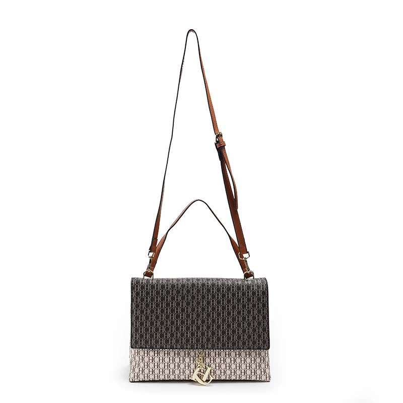 CH Retro Texture Printed Shoulder Bag - immagine 3