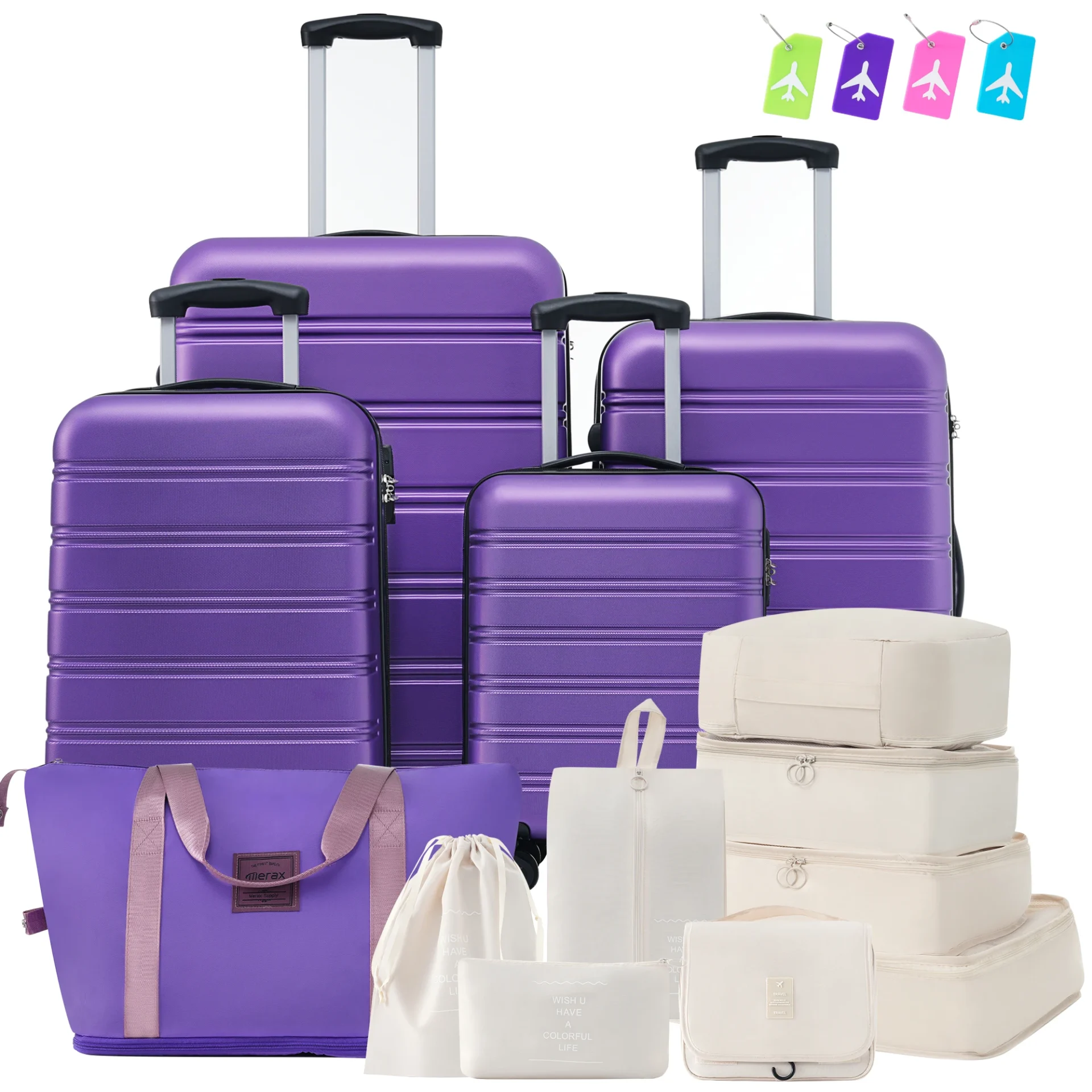 Hardshell 4-Piece Luggage Set 16" 20" 24" 28" - Image 6