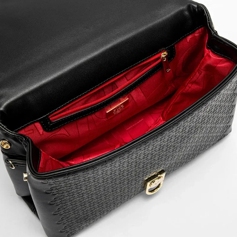 CH Women's Classic Printed Shoulder Bag Large Capacity Retro Style - Image 2