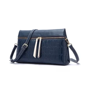 CH Elegant Small Square Crossbody Bag Pure Color Letter Print