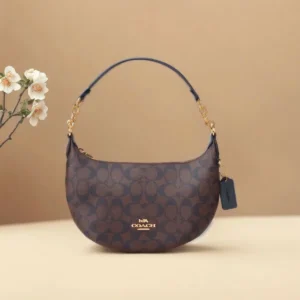 Coach Ole Women's Shoulder Bag - PVC with Leather, Stylish Everyday Handbag