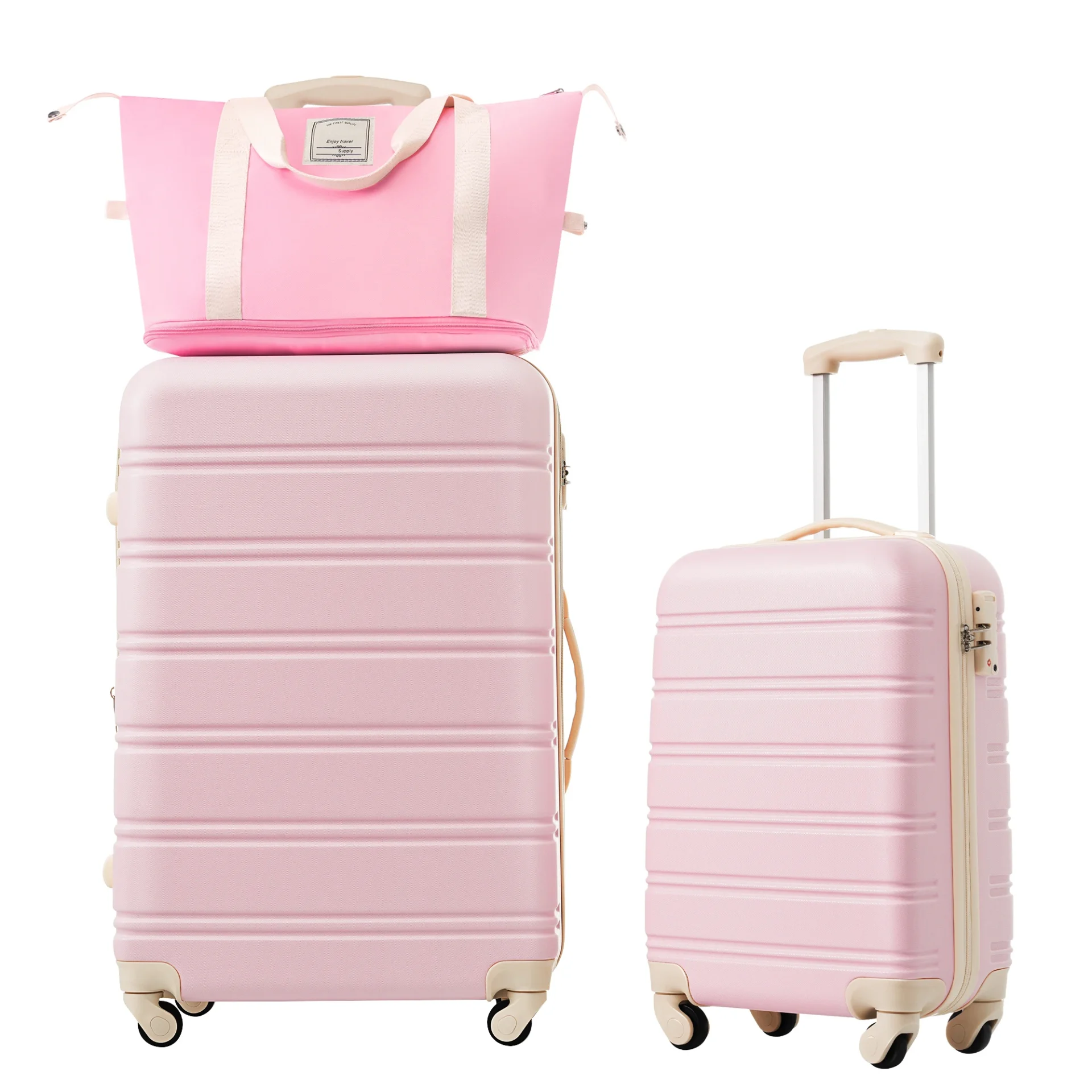 Hardshell Luggage Set 2Pcs + Bag