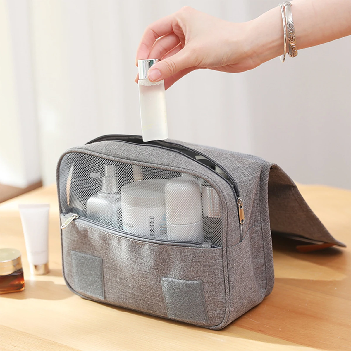 Large Capacity Travel Toiletry Bag - Image 2