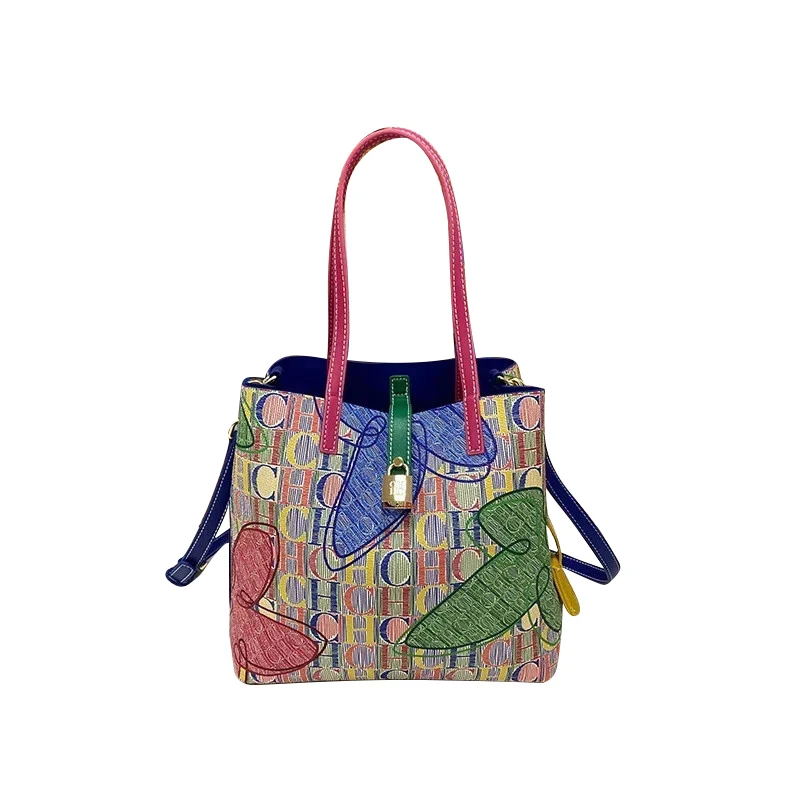 H Crossbody Bag Letter Print Women's Fashion Versatile Large Capacity - Image 2