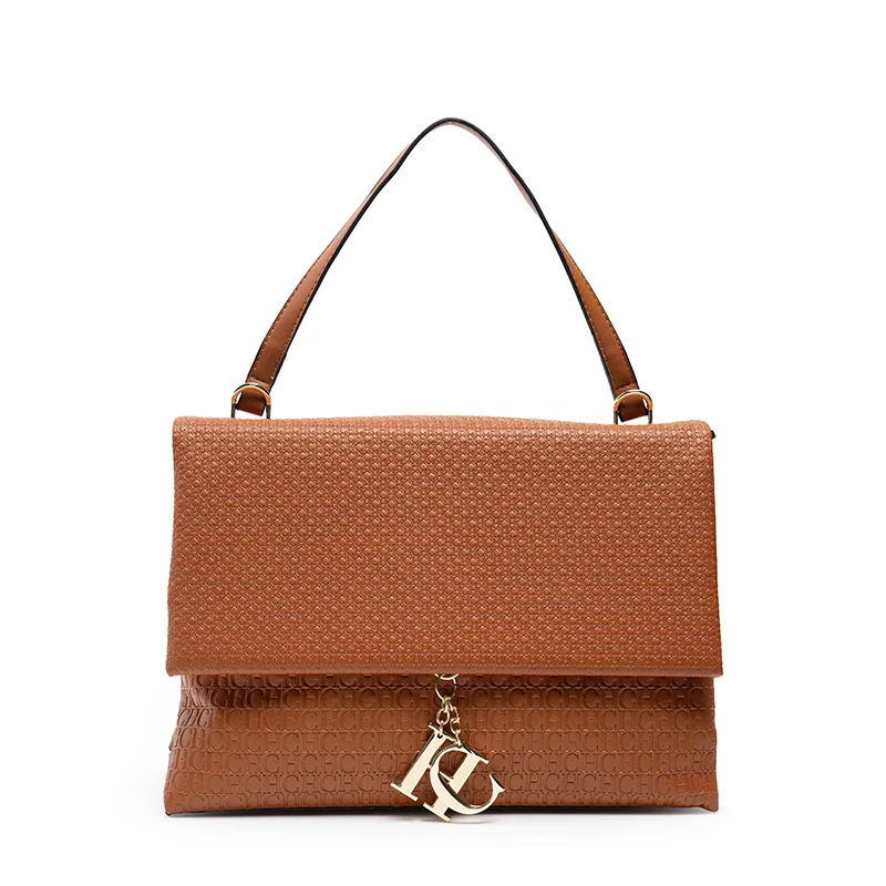 CH Brand Retro Shoulder Bag Europe US Embossed Pattern Versatile