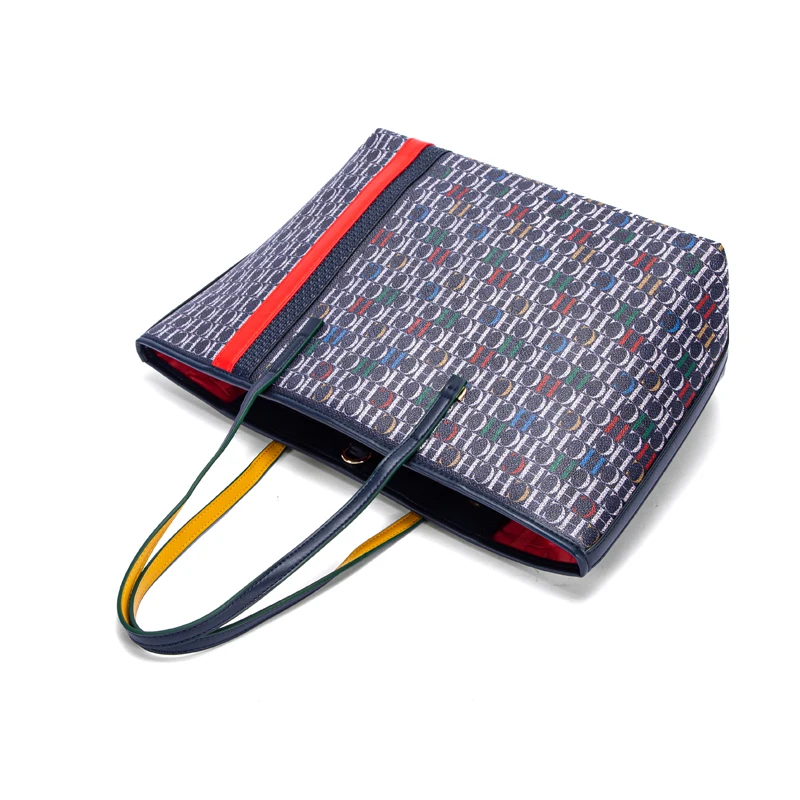 CH Large Capacity Zipless Tote Bag Fashion Letter Print - immagine 2