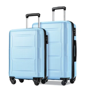 2-Piece Expandable Luggage Set with TSA Lock (20" + 24")