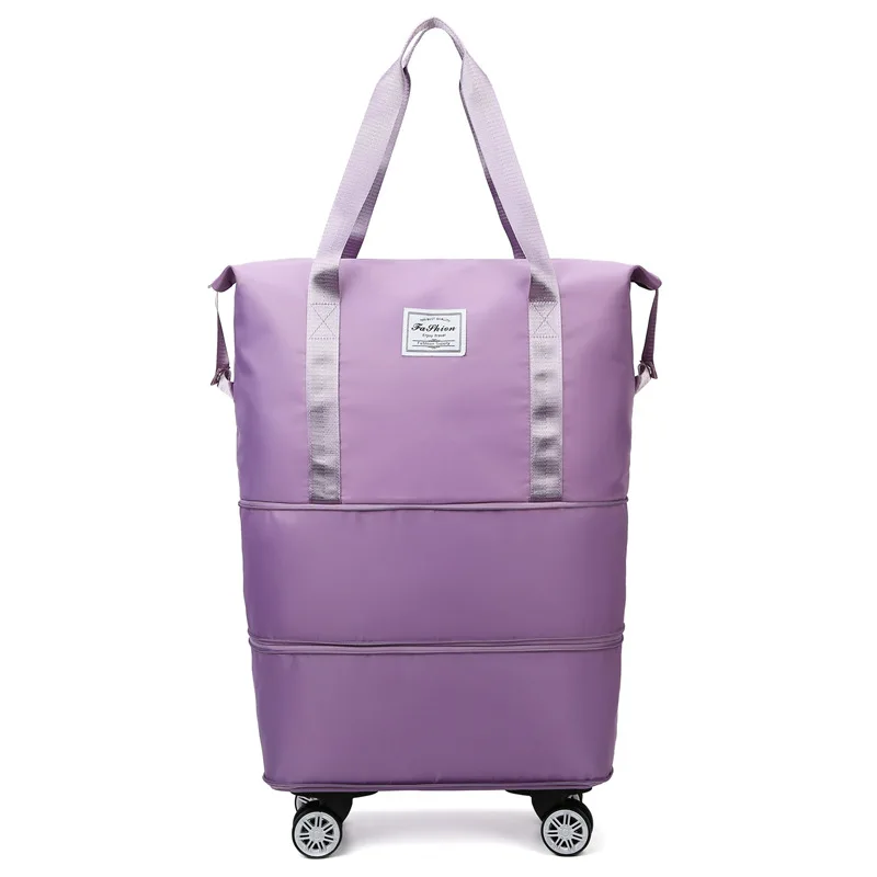 Large Capacity Travel Bag with Detachable Wheels